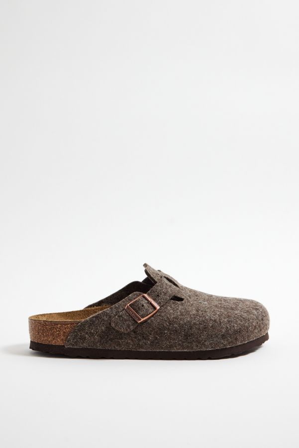 Vista diapositiva: 4: Zoccoli Boston Birkenstock Wooly Cacao