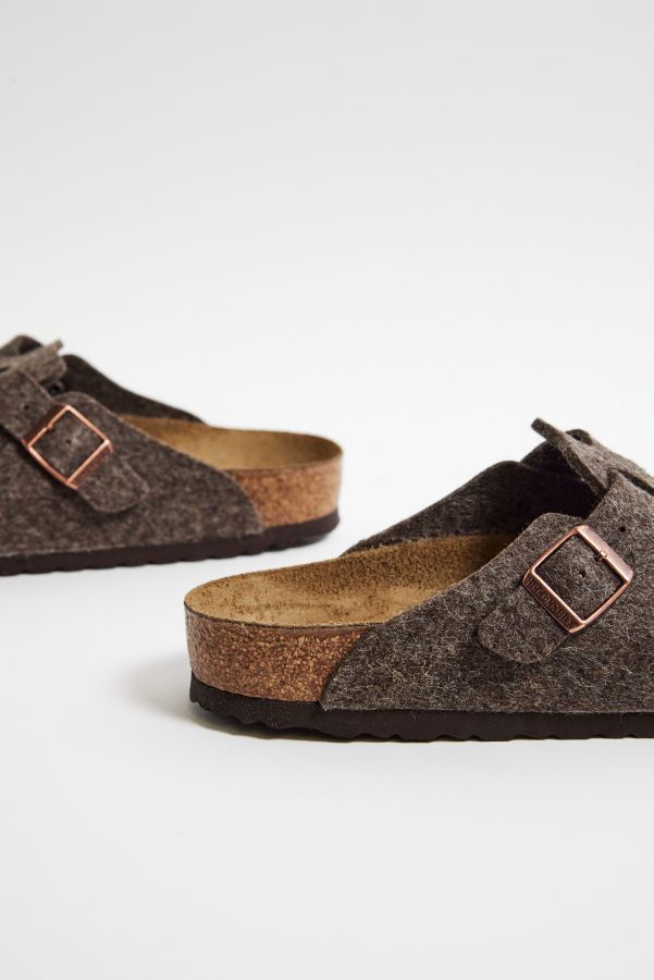 Vista diapositiva: 5: Zoccoli Boston Birkenstock Wooly Cacao