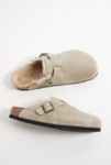 Thumbnail View 2: Birkenstock Taupe Shearling-Lined Boston Clogs