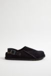 Visualizzazione miniature 3: Pantofole Birkenstock Lutry in Pelle Scamosciata Premium Nera