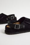 Visualizzazione miniature 4: Pantofole Birkenstock Lutry in Pelle Scamosciata Premium Nera