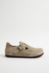 Thumbnail View 3: Birkenstock Grau Taupe Wildleder London Clogs