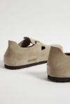 Thumbnail View 4: Birkenstock Grau Taupe Wildleder London Clogs