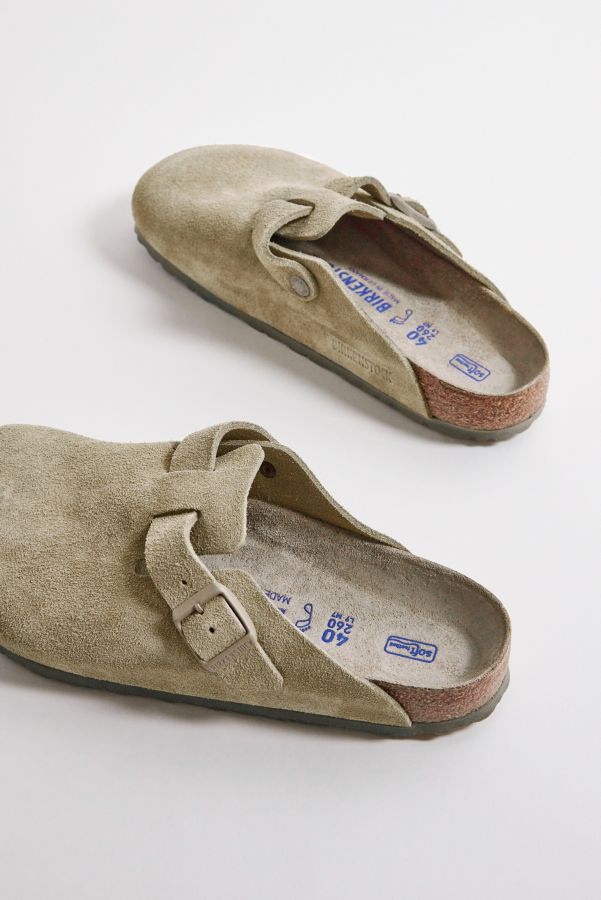 Vista de diapositivas: 5: Birkenstock Boston SFB Faded Khaki Clogs