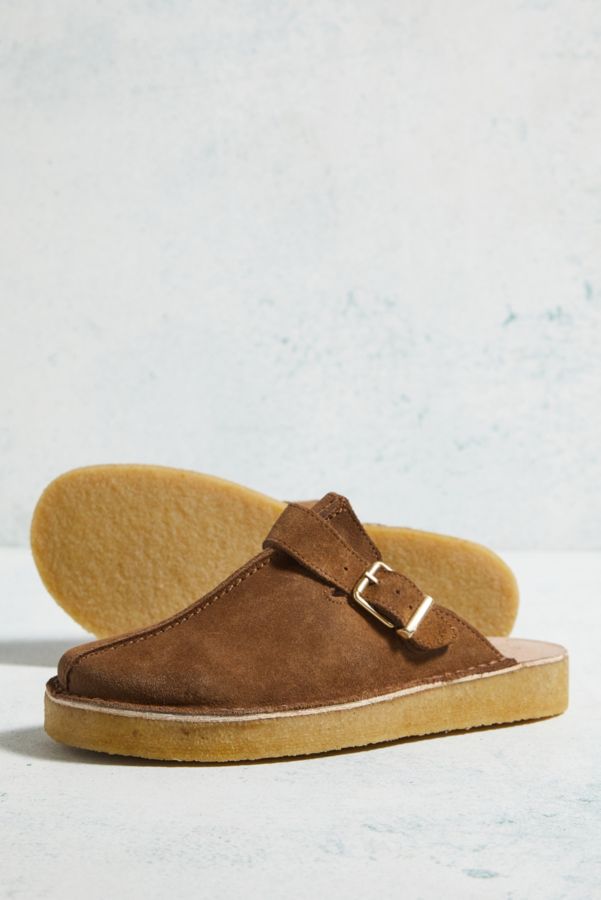 Slide View: 4: Clarks Originals Caramel Trek Mules