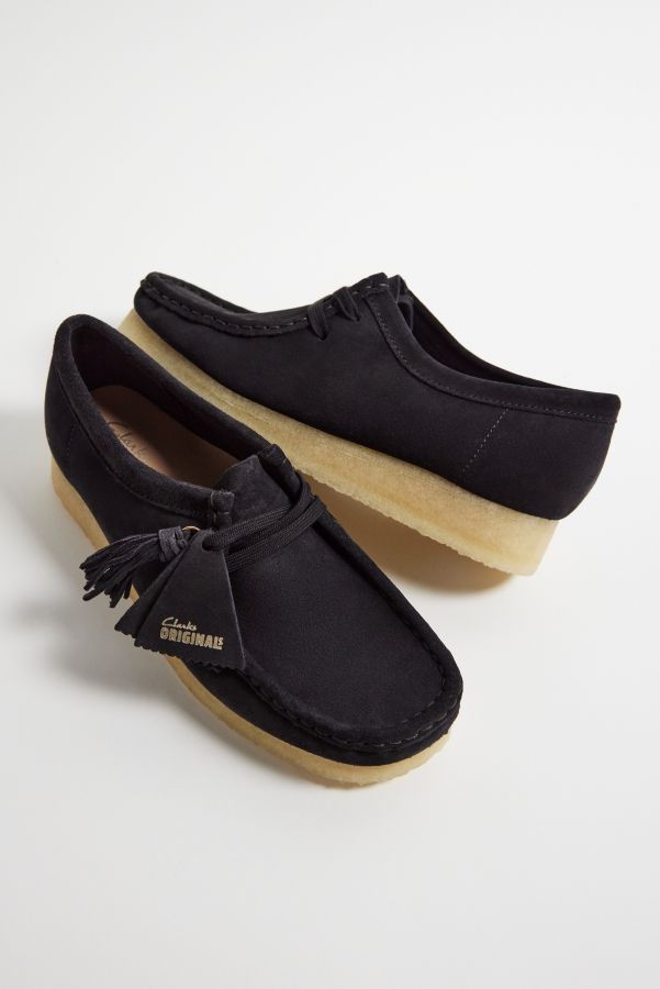 Slide View: 2: Clarks Originals Wallabee Braun Wildleder Schuhe