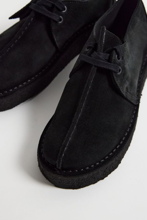 Slide View: 3: Clarks Originals Schwarz Trek Keilabsatz Schuhe