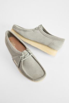 Chaussures Wallabee en Daim Gris Clarks Originals