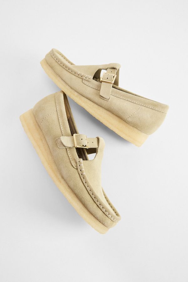 Slide View: 3: Clarks Originals Maple Wallabee T-Bar Shoes