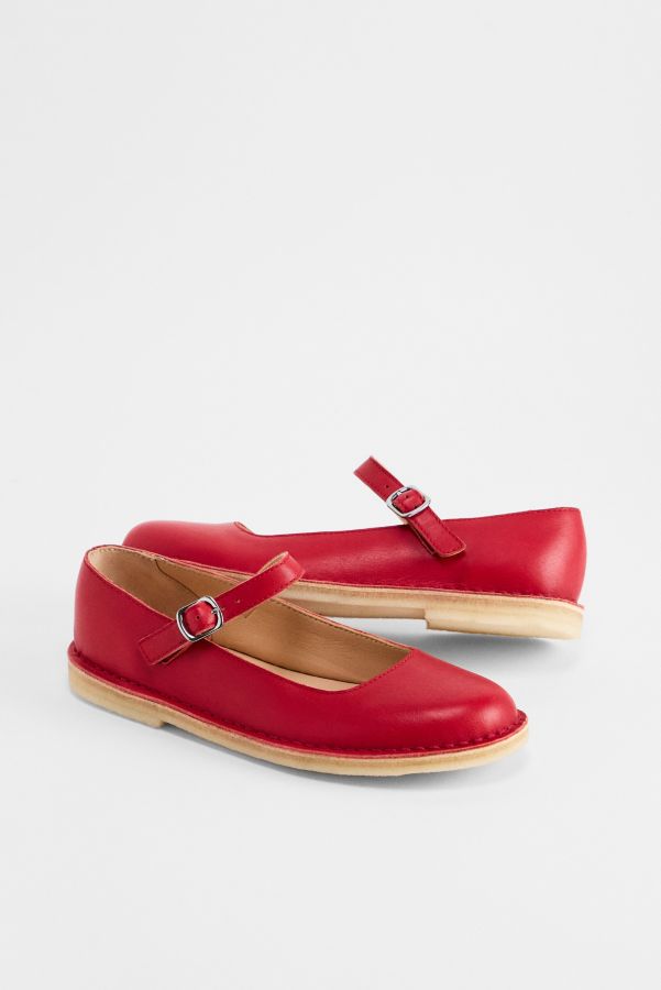 Slide View: 2: Clarks Originals Red Ballerina Shoes