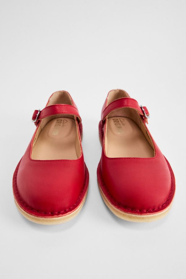 Slide View: 4: Clarks Originals Red Ballerina Shoes