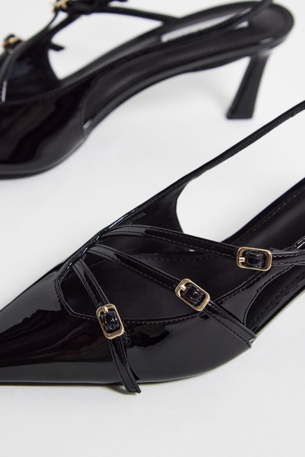 Slide View: 4: Steve Madden Schwarze Liana Pumps Absätze