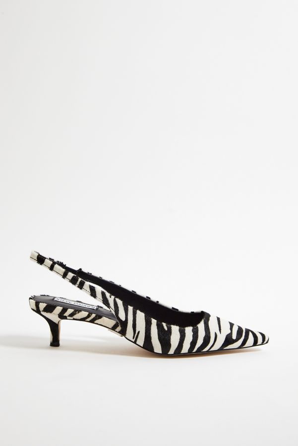 Vista diapositiva: 3: Tacchi Slingback Steve Madden Kari Stampa Zebra