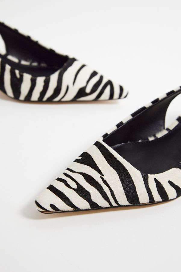 Vista diapositiva: 4: Tacchi Slingback Steve Madden Kari Stampa Zebra