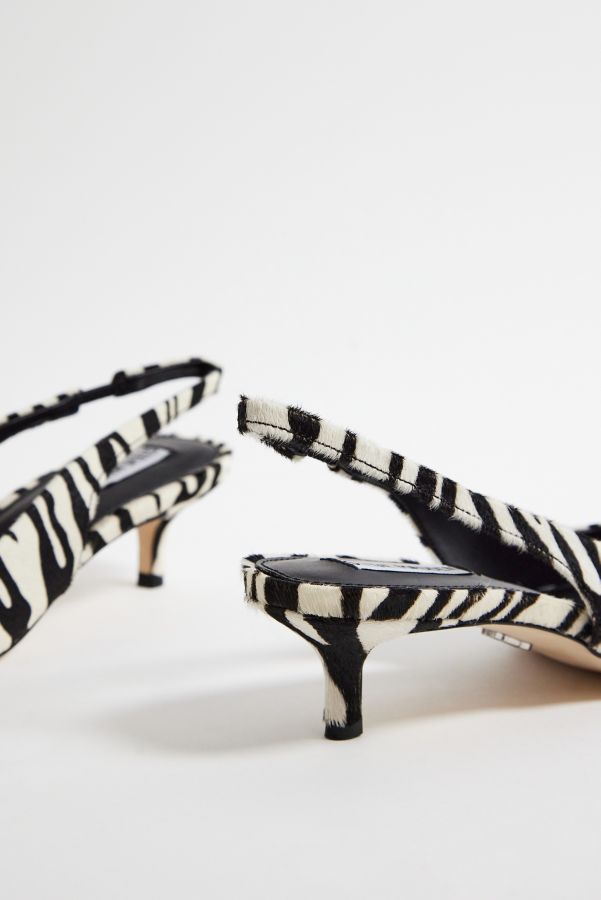 Vista diapositiva: 5: Tacchi Slingback Steve Madden Kari Stampa Zebra