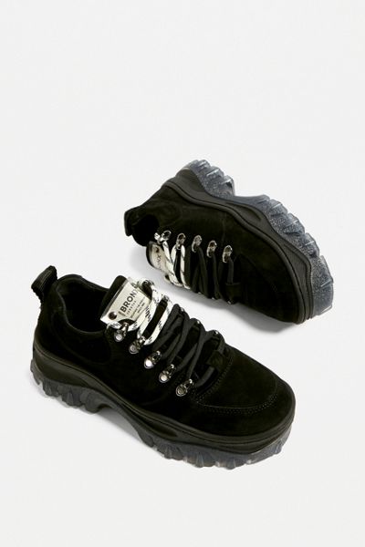 bronx jaxstar chunky black trainers