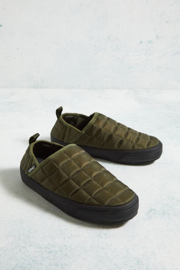 Slide View: 2: Gramicci - Mocassins thermiques vert olive