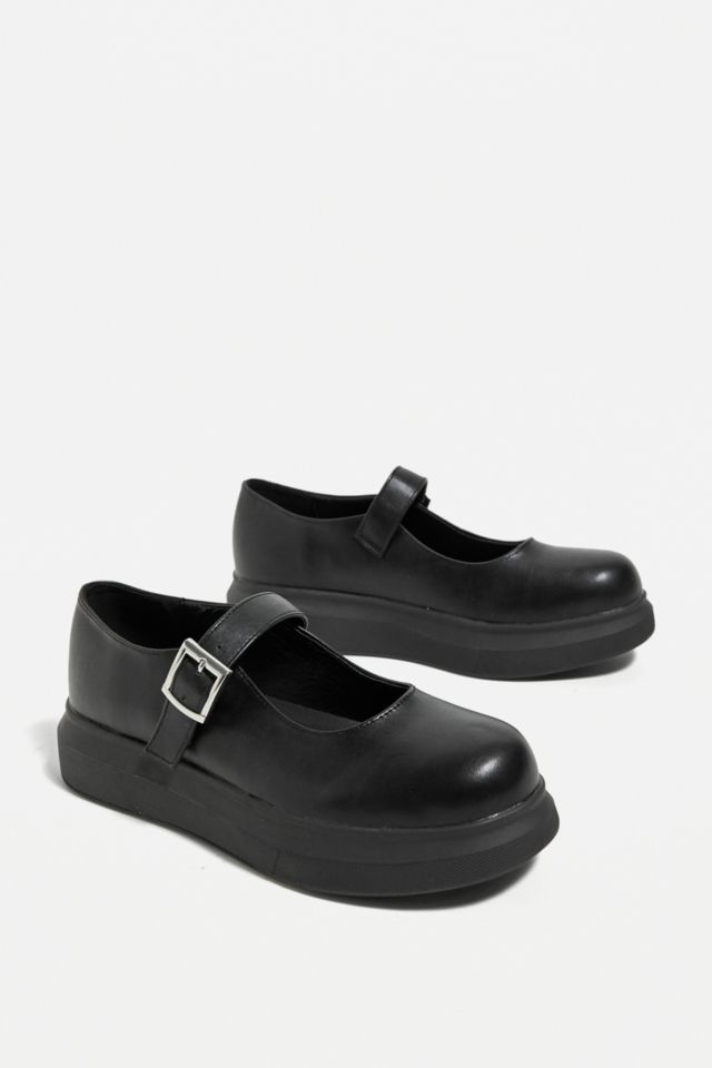 Koi Black Umbar Vice Mary Janes Shoes | Urban Outfitters UK