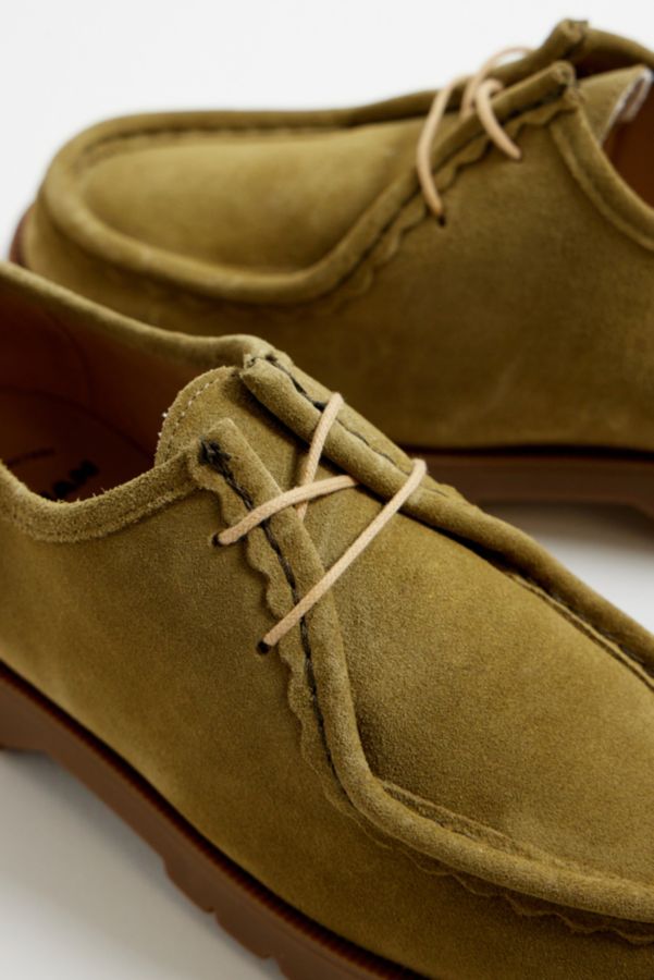 Slide View: 5: KLEMAN Khaki Wildleder Padror Schuhe