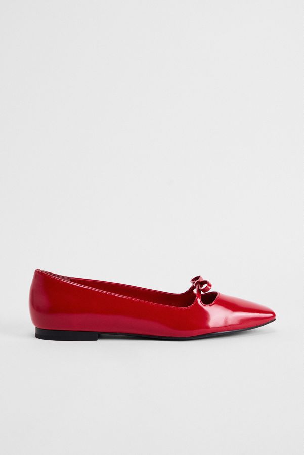 Vista diapositiva: 3: Ballerine Rosse con Fiocco Charles & Keith