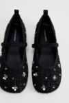 Thumbnail View 4: Charles & Keith Black Flower Mary Jane Shoes