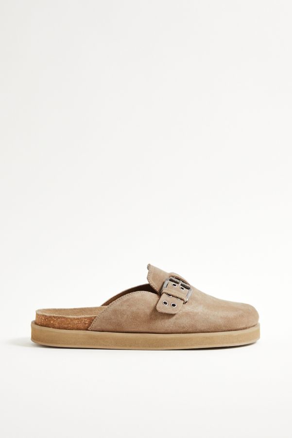 Vista diapositiva: 4: UO Brooke Taupe Suede Mules