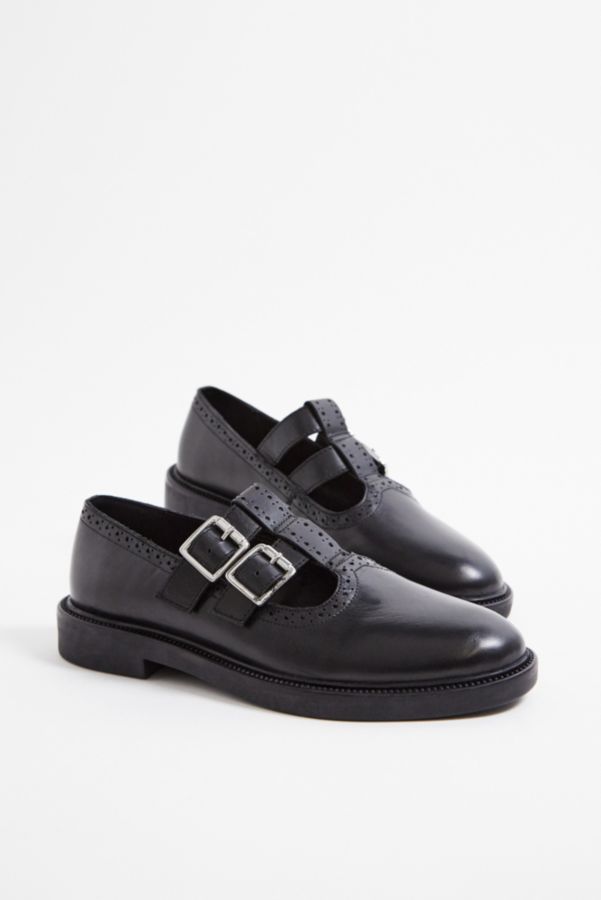 Slide View: 2: UO Leather Mary Jane Brogues