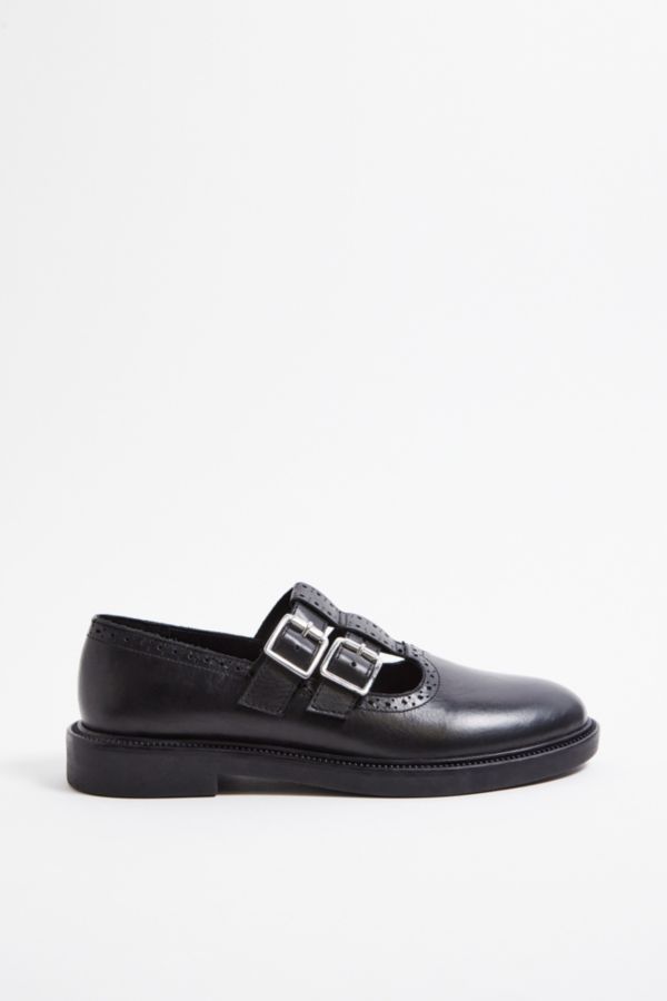 Slide View: 3: UO Leather Mary Jane Brogues