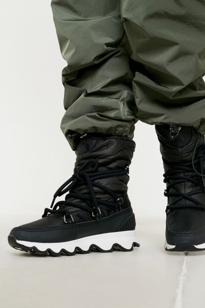 Sorel Kinetic Black Boots | Urban Outfitters UK