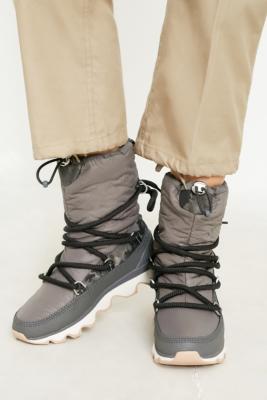 sorel kinetic lace up booties