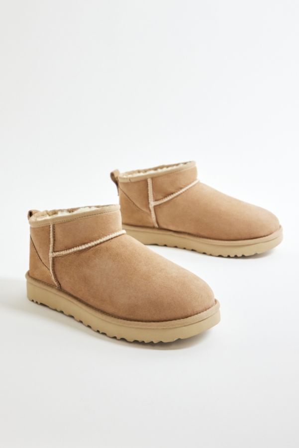 Slide View: 2: UGG Sand Classic Ultra-Mini Boots