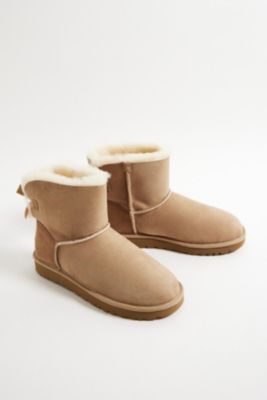 UGG Sand Mini Bailey Bow Boots