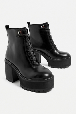 tommy hilfiger lace up boots