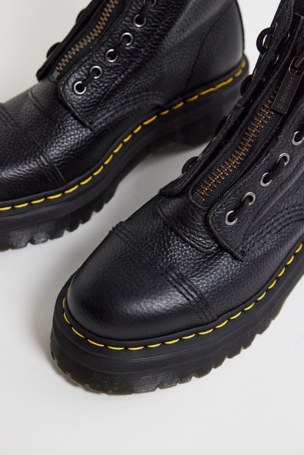 Vista diapositiva: 5: Stivali Dr. Martens Sinclair in Nappa Nera Macinata