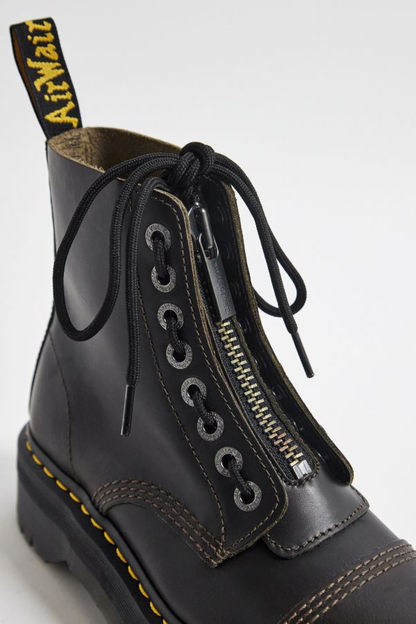 Vista diapositiva: 4: Stivali Sinclair Dr. Martens in Pelle Marrone Orleans