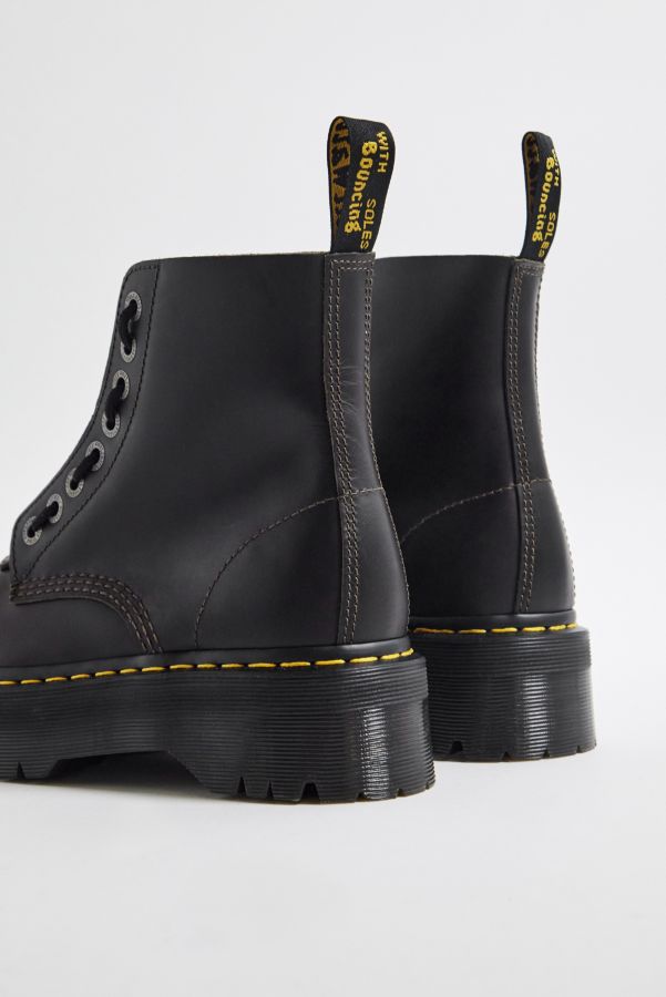 Vista diapositiva: 5: Stivali Sinclair Dr. Martens in Pelle Marrone Orleans