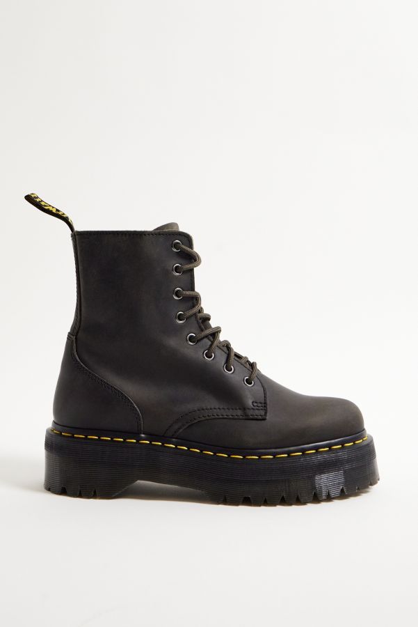 Vista diapositiva: 2: Stivali Dr. Martens Jadon in Carbone Brunito