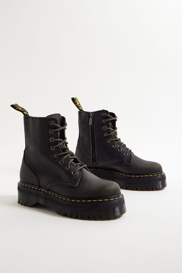 Vista diapositiva: 3: Stivali Dr. Martens Jadon in Carbone Brunito