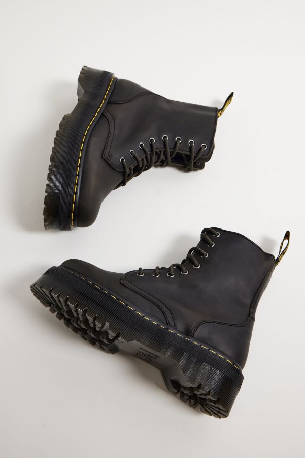 Vista diapositiva: 5: Stivali Dr. Martens Jadon in Carbone Brunito