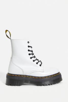 white platform dr martens