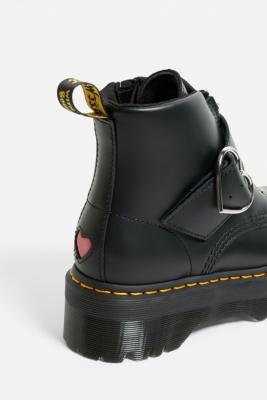 dr martens with heart buckles