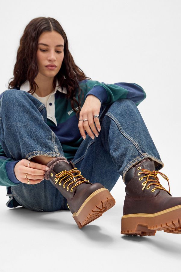 Vista diapositiva: 1: Stivali Timberland Brown Stone Street 6"