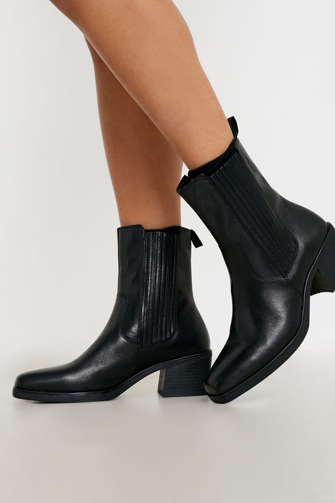 Vagabond Simone Black Western Boots Urban Outfitters UK