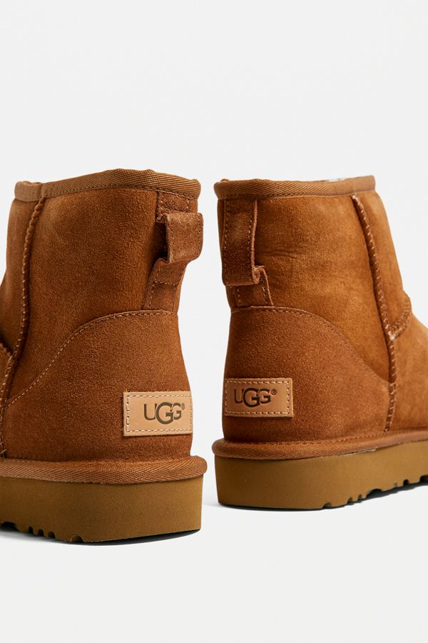 Ugg Classic Mini Ii Chestnut Ankle Boots Urban Outfitters Uk