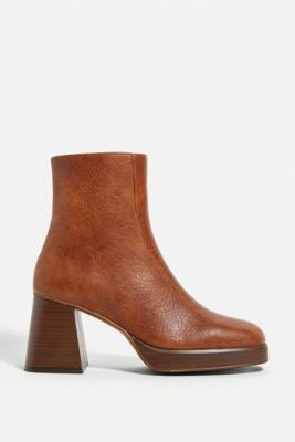 brown heeled boots