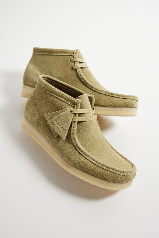 Slide View: 2: Clarks Originals Wallabee Ahorn Stiefel