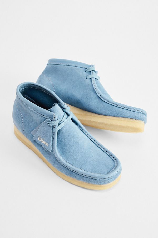 Slide View: 3: Clarks Originals Blue Wallabee Boots