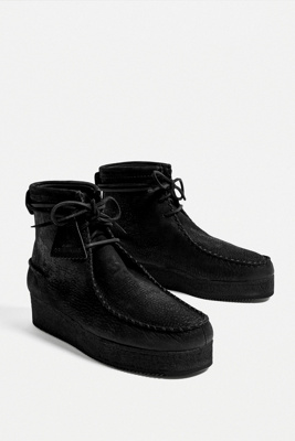 clarks wallabee craft black