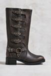 Thumbnail View 3: Steve Madden Brown Leather Battle Boots