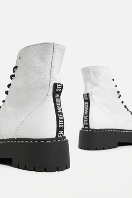 steve madden white boots